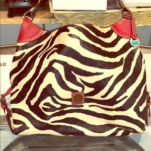 Zebra Dooney & Burke purse